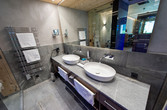 Badezimmer im Golfhotel Uderns