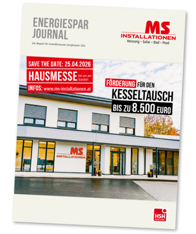 Titelbild Energiesparjournal MS Installationen 2026
