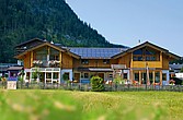 Solaranlage am Dach eines Hauses