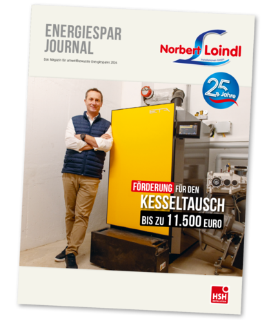 Titelbild Energiesparjournal Loindl Installationen 2026