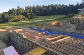 Bau eines Sonnenhauses in Drasendorf am Längsee in Kärnten. 
