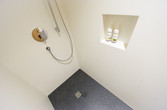 Fugenlose bodenebene Dusche 