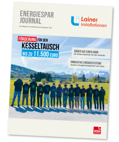 Titelblatt Energiesparjournal Lainer 2026