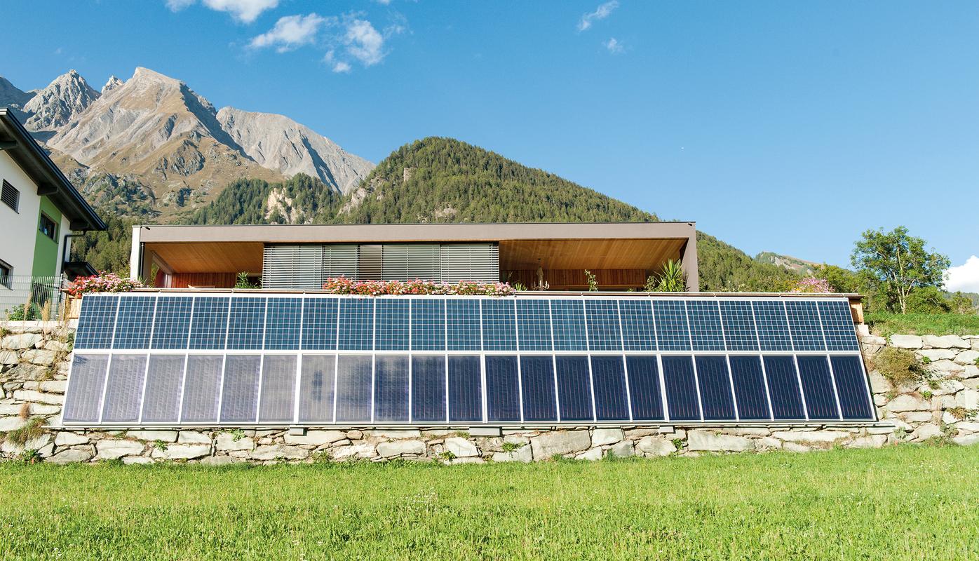 Sonnenhausprojekt von Haustechnik Egger aus Matrei in Osttirol