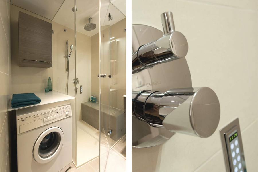 Solevernebelung in der Dusche