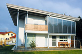 Solarthermie an der Fassade