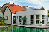 Solaranlage auf Flachdach