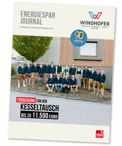 Titelbild Energiesparjournal Windhofer 2026