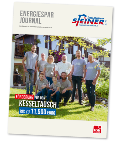 Titelbild Energiesparjournal Steiner Installationen 2026