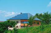 Bauernhof mit Photovoltaikanlage
