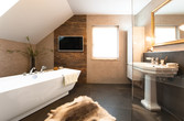 Freistehende Wellness-Badewanne
