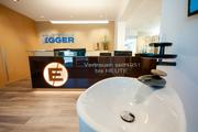 Designerwaschbecken im Bäderschauraum von Haustechnik Egger GmbH in Matrei i. Osttirol