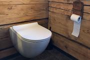 modernes WC in denkmalgeschütztem Holzhaus, Christoph Bereuter GmbH, Sibratsgfäll und Lingenau