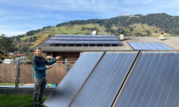 Solaranlage eines zufriedenen Kunden.