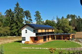 Sonnenhaus mit Solarthermie und Photovoltaik