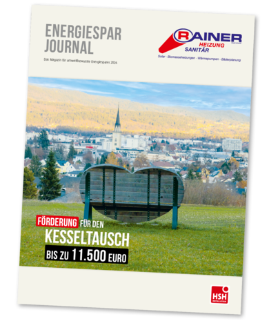 Titelblatt Energiesparjournal Rainer Heizung sanitär 2026
