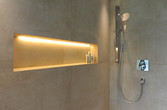 Dusche mit Beleuchtung