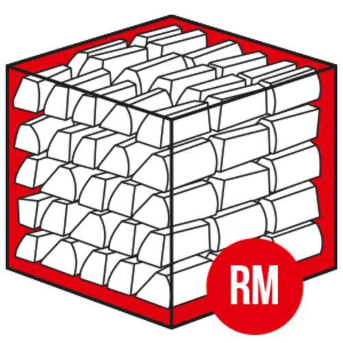 rafische Darstellung eines Festmesters [fm] Holz