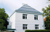 Ein Haus mit Solarthermie am Dach