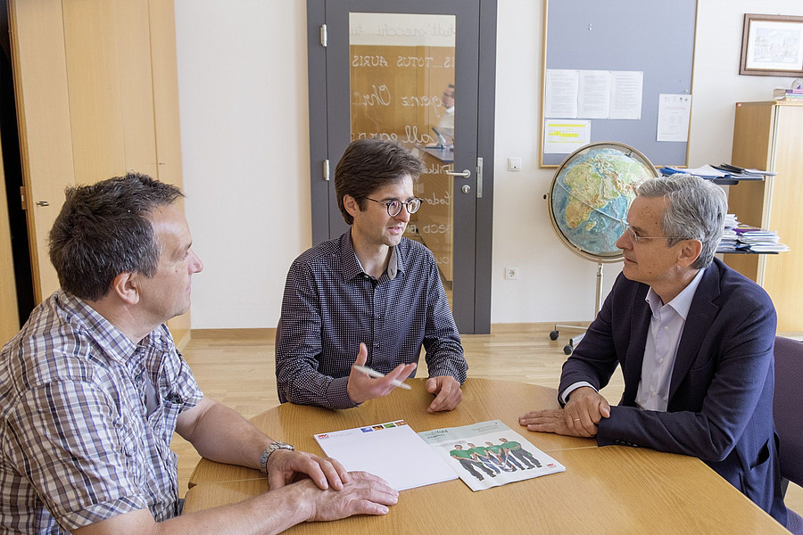 Prof. Mag. Markus Germann und Karl-Heinz Strele