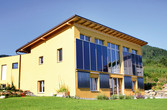 Solarthermie an der Fassade