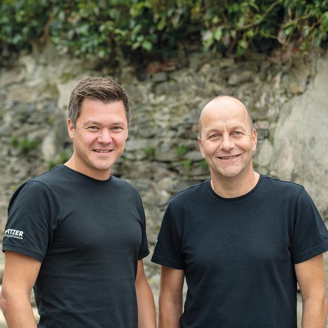 Walter Spitzer und Alfred Egger von Spitzer Installationen aus Feldkirchen Walter Spitzer und Alfred Egger von Spitzer Installationen aus Feldkirchen