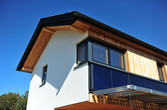 Sonnenhaus mit Solarthermie und Photovoltaik