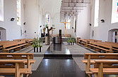 Kirche in Lingenau mit Fußbodenheizung