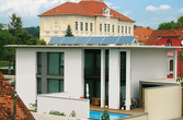 Solaranlage auf Flachdach