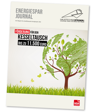 Titelbild Energiesparjournal Haustechnik Steger 2026