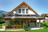 Solaranlage auf Flachdach
