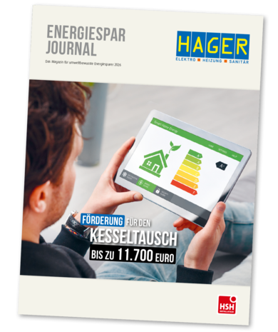 Titelbild Energiesparjournal Hager 2026
