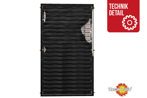Der TS 400 Vakuum-Flachkollektor von THERMOSOLAR
