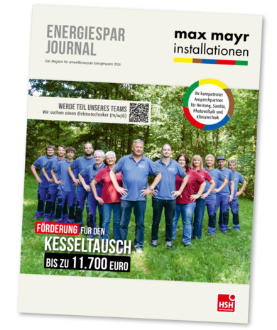 Titelbild Energiesparjournal Max Mayr 2026