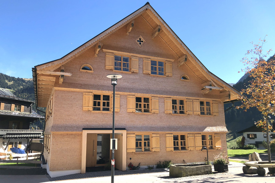 Historisches Gebäude mit Fußbodenheizung