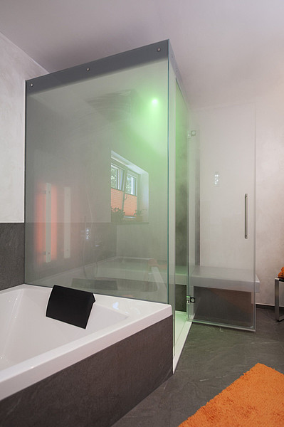 Solevernebelung in der Dusche