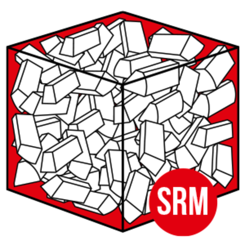 Grafische Darstellung eines Schüttraummeters [srm] Holz